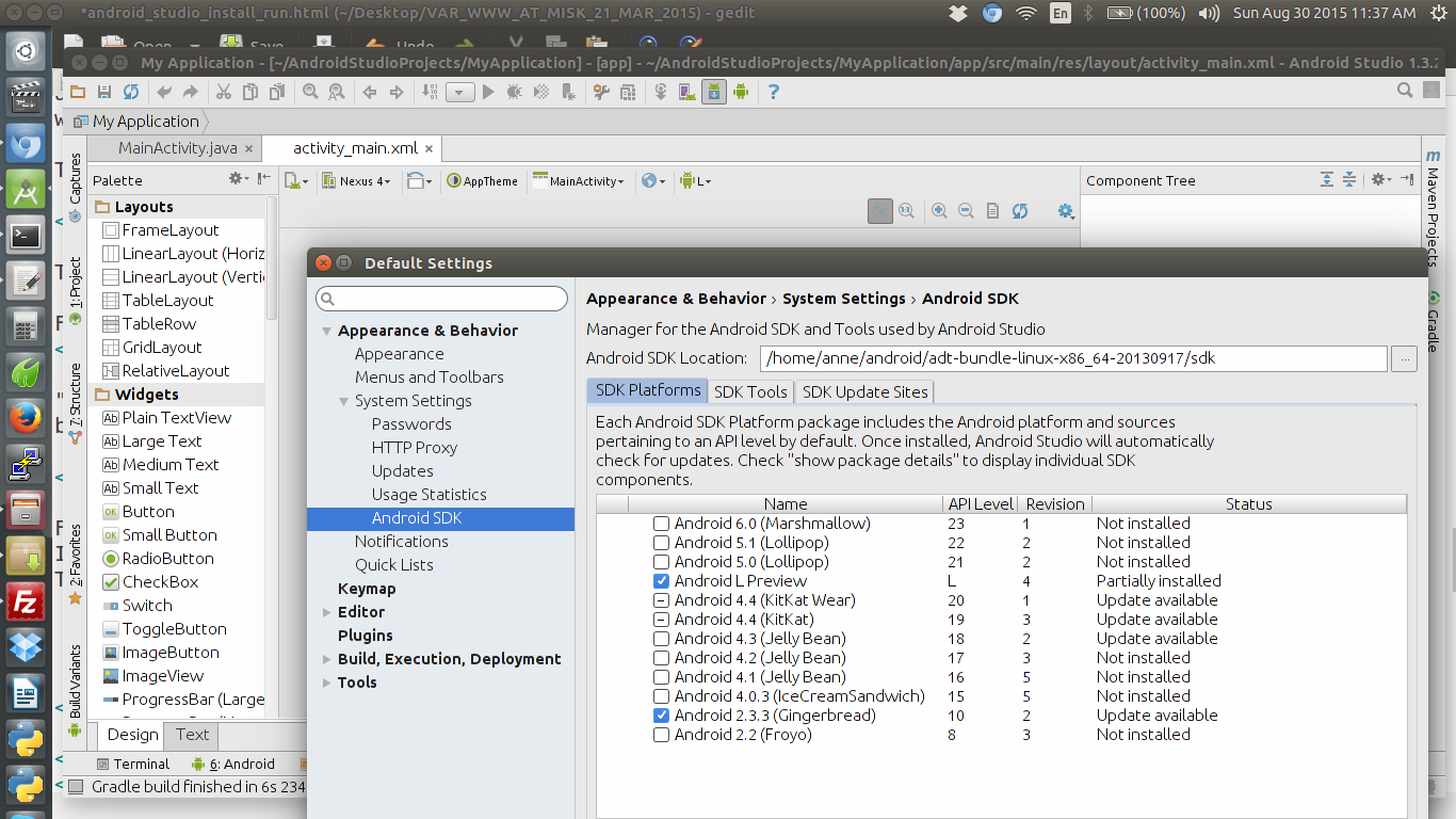 download sdk manager for android studio