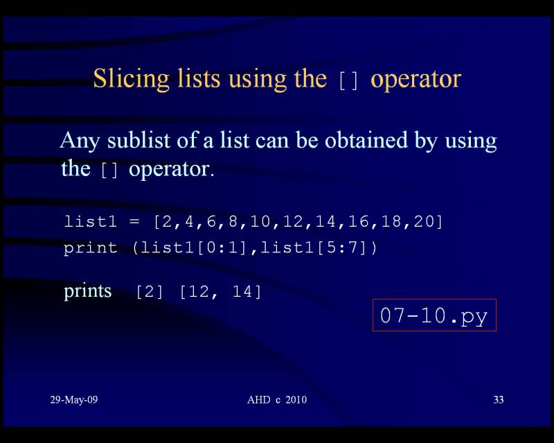 Python 3 list variable diagram