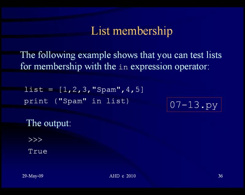 Python 3 list variable diagram