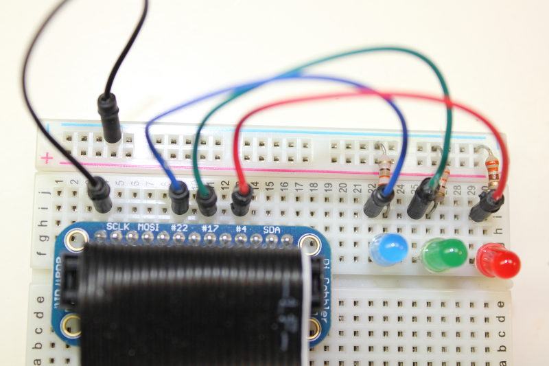 RPi 3 LEDs circuit
